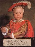 Hans Holbein Edward VI as a child Sweden oil painting artist